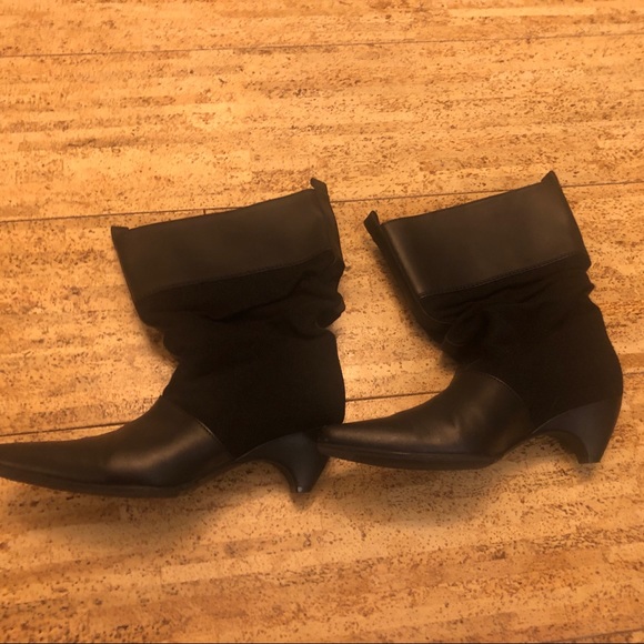 Stella McCartney Faux Leather Slouch Boots 36 - Picture 4 of 10